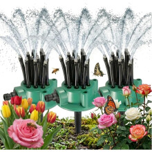 (3pcs, -) 360 multidirectionele gazon sproeier voor tuin, automatisch verstelbaar flex