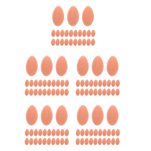 125Pièces Œufs Miniatures En Résine Clair Décor Maison De 1