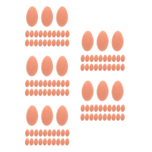 125Pièces Œufs Miniatures En Résine Clair Décor Maison De 2