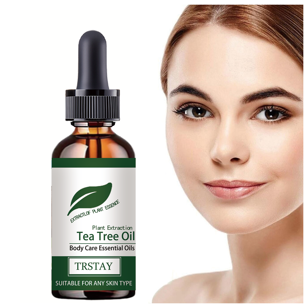 (5ml) natural tea tree oil moisturizing facial essence, reduce fine lines, tighten skin, and improve damaged skin