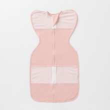 (Pink Mesh,S)Saco de dormir de color liso con malla transpirable para dormir diario de verano infantil