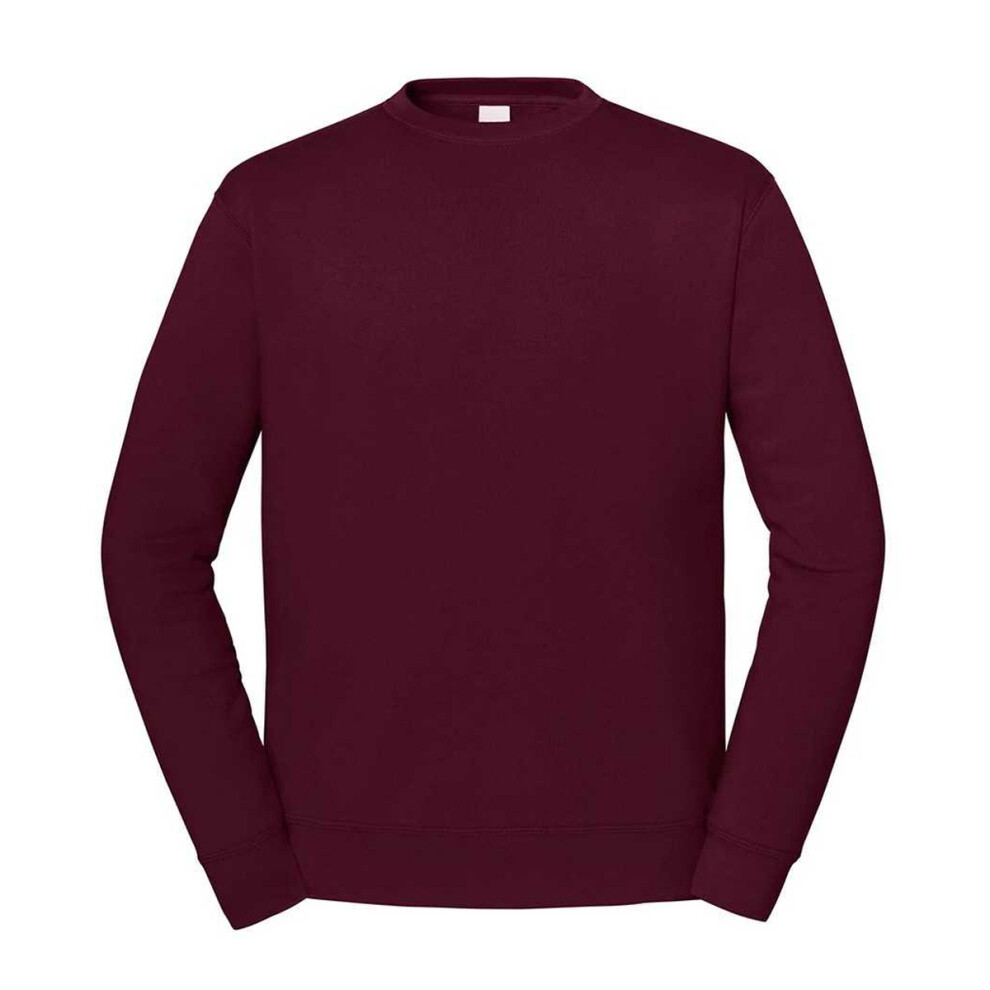 Fruit Of The Loom (Xl, Burgundy) Mens Iconic Premium Set-In Sweatshirt Red,Multicoloured