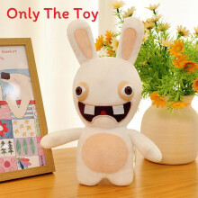 (Teeth, 30cm) Rabbids Invasion Cute Bunny Plush Toy With Pp Cotton Filling For Kids And Adults