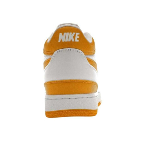 Nike (7.5 UK, White/Yellow) Nike Mens Attack Leather Trainers 1
