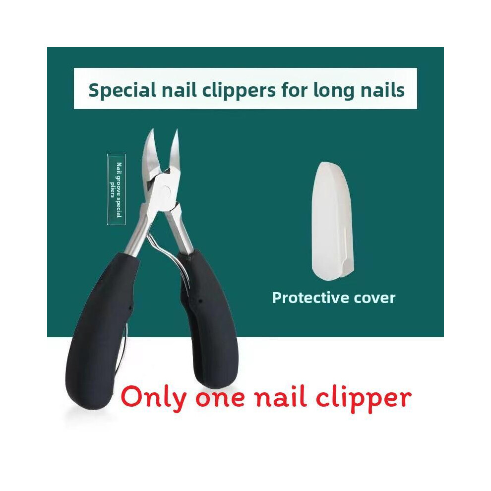Black (Black) Nipper Ergonomic Toenail With Sharp Beak For Ingrown Nail And Dead Skin Removal
