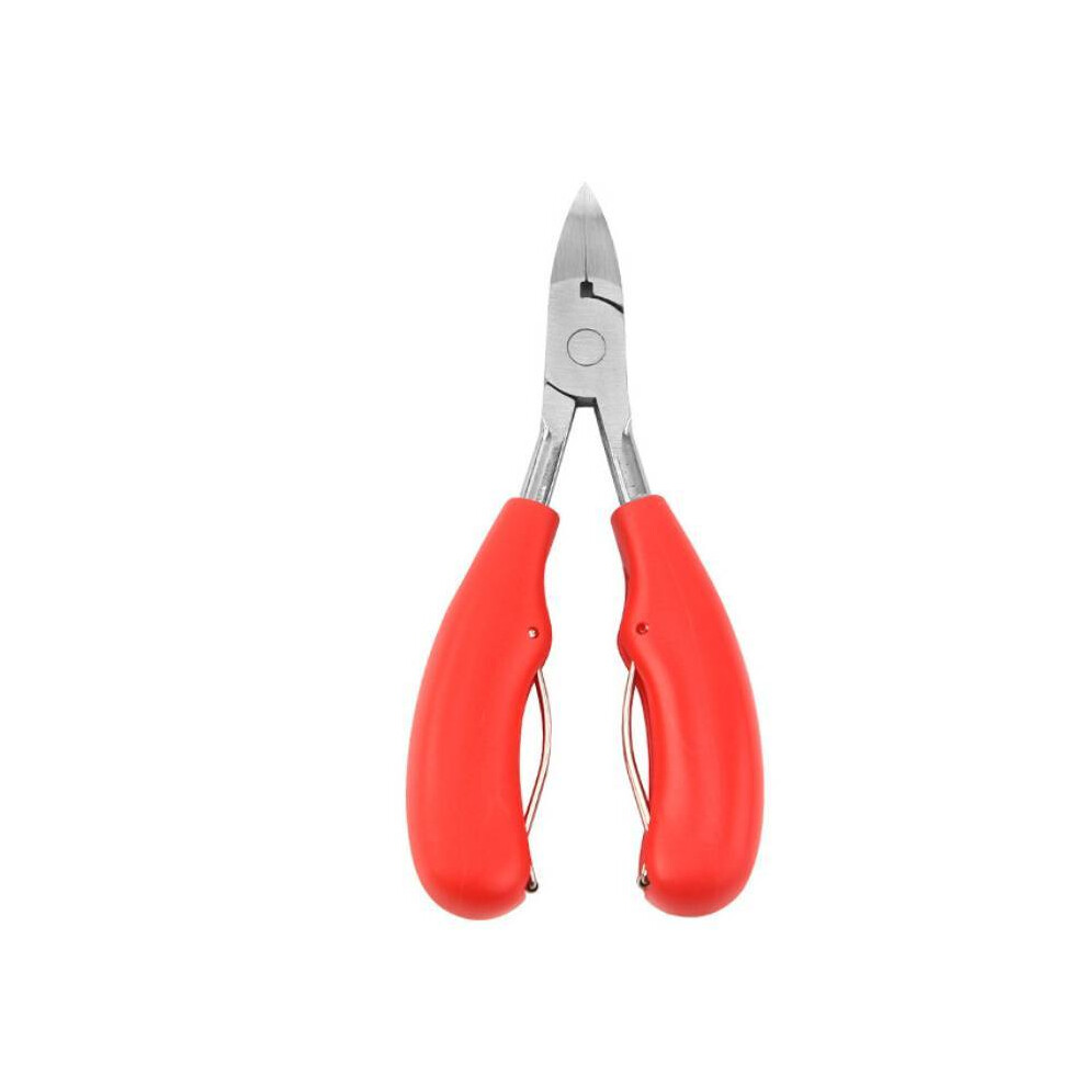 Red (Red) Nipper Ergonomic Toenail With Sharp Beak For Ingrown Nail And Dead Skin Removal