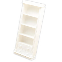 Meubles de maison de poupée 1:12, étagère de rangement à-Blanc