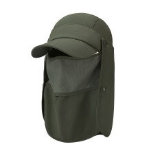 Chapeau de soleil unisexe flexible produit pour les-Vert armée