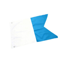 Blue White Diving Flag with 3 Size 35x25cm 75x60cm 80x50cm-C