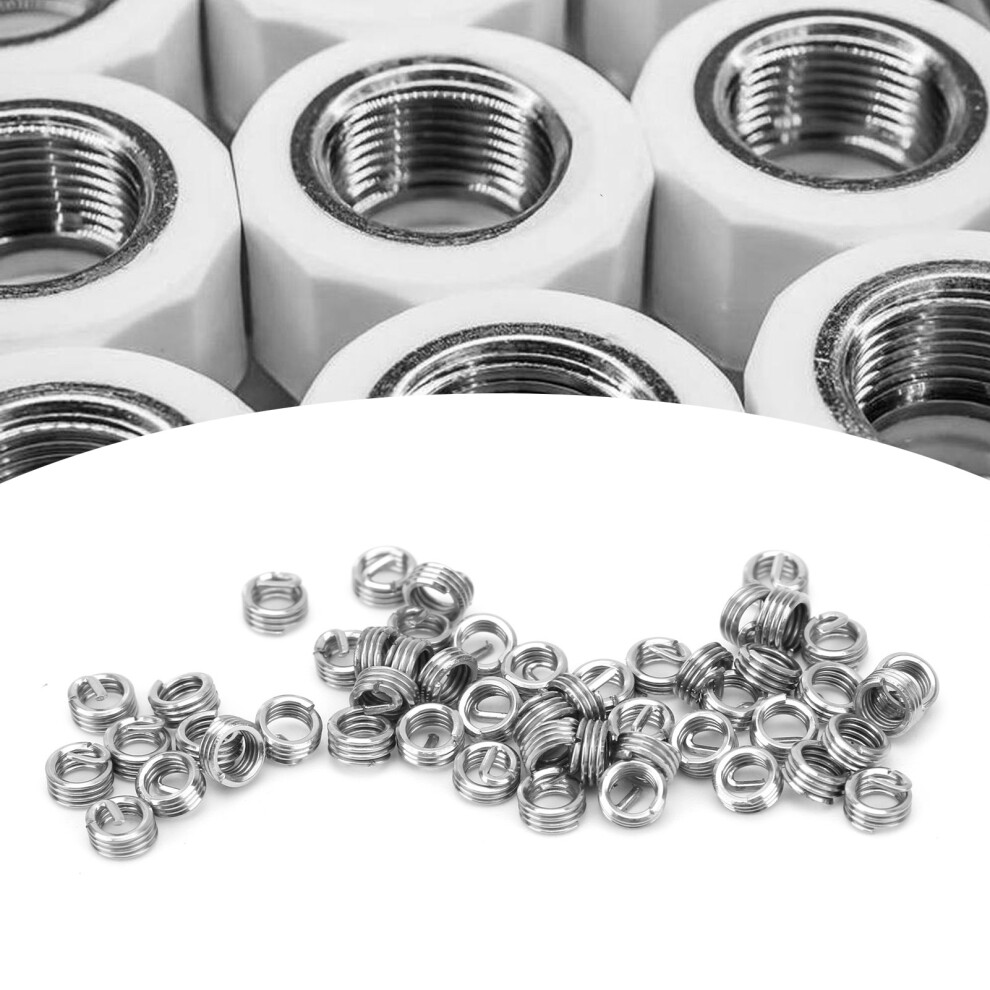 50pc Stainless Steel 2-56 Thread Repair Inserts