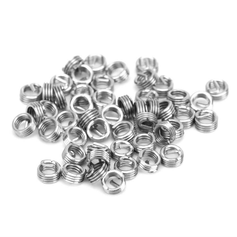 50pcs Stainless Steel Threaded Inserts 2-56