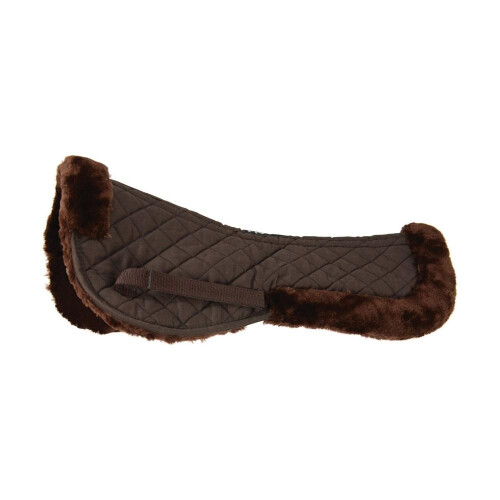 (One Size, Brown) HySPEED Fab Fleece Half Pad