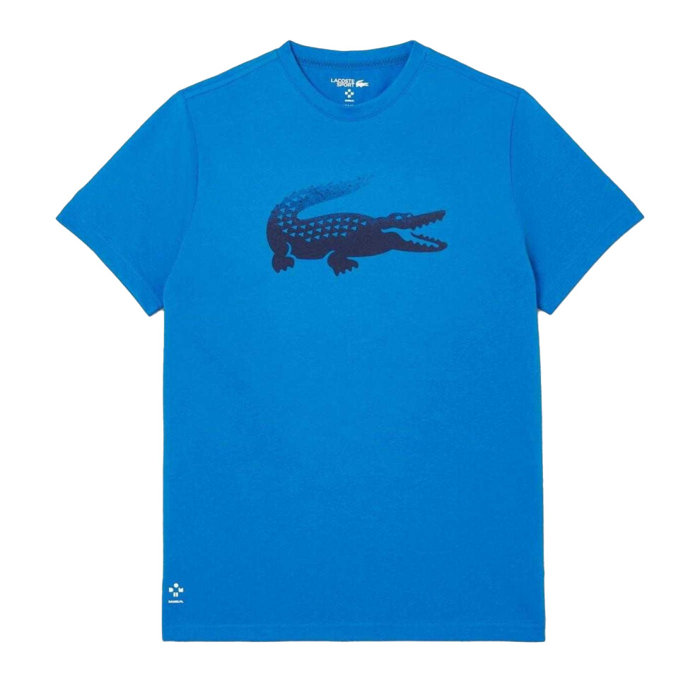 Lacoste (Xs, ) Mens Daniil Medvedev T-Shirt Blue