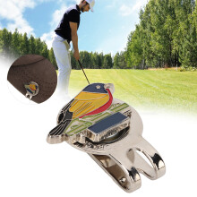Magnetic Alloy Golf Hat Clip Bird