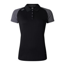 (10 UK, Black/Magnet Grey) Canterbury Womens/Ladies Elite Polo Shirt