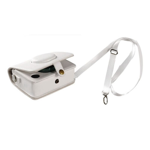 PU Leather Camera Bag for  Instax  EVO Protective Case with Shoulder Strap Camera Accessory Storage B