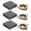 3x 40x40x11mm Aluminium Radiator 1
