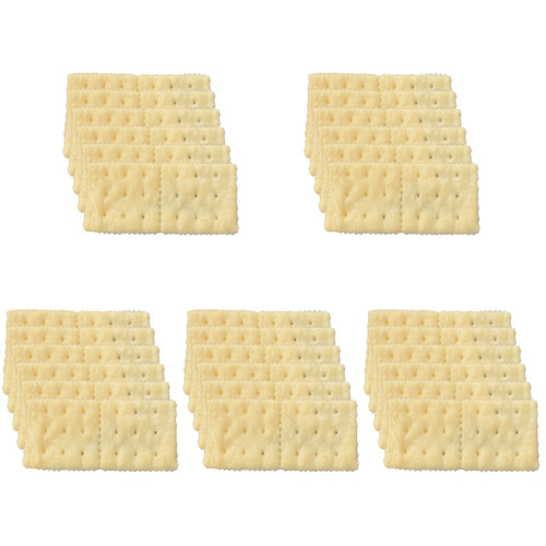 30Pcs Khaki PVC Artificial Cookie Models for Decor and Photo Props
