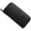 1Portefeuille PU Cuir Noir Style Long Zippé Multifonction 1