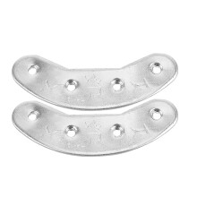 1Paire Demi- Plaques Métalliques Talons Bottes Réparation Durable