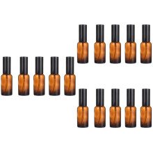 15Pièces Bouteilles Portables Marron Pour Subconditionnement Liquide
