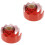 2Rouleaux Bordure Scallop Rouge, Accessoire Décoratif École 1