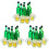 3Ensembles Mini Résine Décor Coloré Pour Miniatures 1