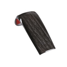 För Land Prado FJ150 150 AT 2010-2017 Svart Wood Grain ABS Växelspaksknopp Kåpa Trim