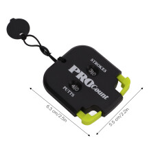 ABS Golf Score Counter with Lanyard Black
