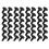 100Pièces Clips Plastique Noir, Fixations Poussoir 9Mm Pour 1