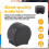 5PCS Clarinet Hardware Clarinet Thumb Rest Cushion Protector Soft Rubber Clarinet Thumb Protector, Black 6