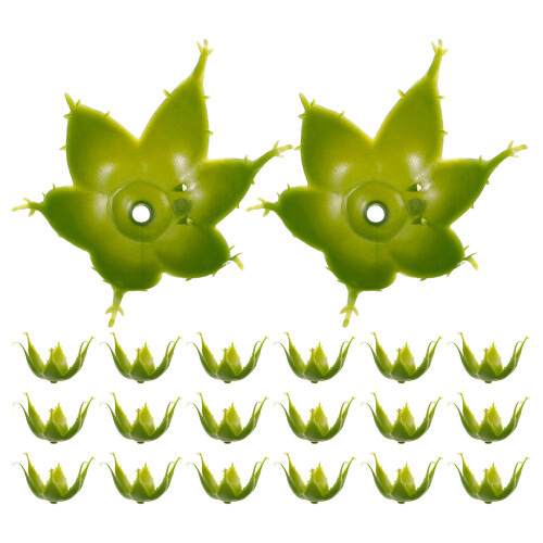 200Pièces Calices Plastique Vert Résistants Pour DIY