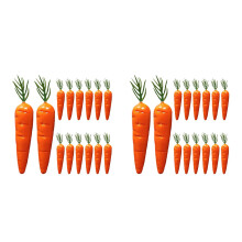 48Pièces Mini Carottes Faux Réalistes Pour Décor Cuisine Et Pâques
