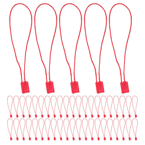 2Strings Rouges Snaps Strings Résistants Pour Étiquettes Vêtements Sac