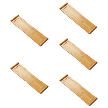 5St Elegant Khaki Bamboe Dienblad Voor Theeservies En Tafeldecoratie