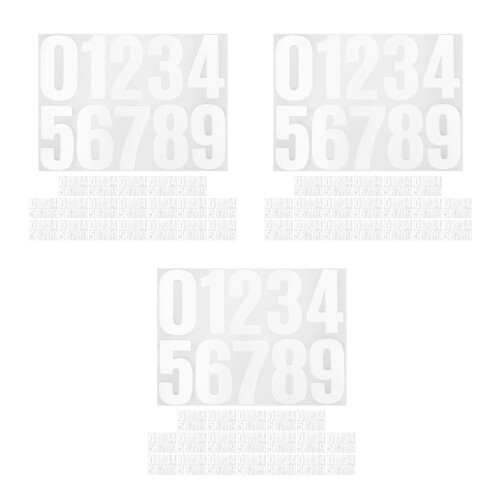 60Stickers Numéros Boîte Aux Lettres Adhésifs Étanches Usage DIY
