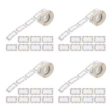 4Rouleaux Stickers Marqueurs Alimentaires Imperméables Pour Contenants