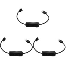 3Pièces Câble Convertisseur USB À 4-Pin Stable En Caoutchouc Et Cuivre