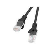Ethernet netwerkkabel - Lanberg - PCU6-10CC-0200-BK - Cat.6 UTP - 2 m - Zwart