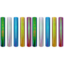 10Rouleaux Film Vinyle Adhésif Permanent Couleur Assortie Pour Loisirs