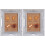 2Pièces Cadres Miniatures Résine Pour Maison Décor Coloré 1