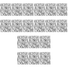 18Feuilles Stickers Lettres Noires En PVC Amovibles Pour
