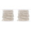2Rouleaux DIY Ovale En Fer Argenté Durable 1