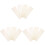 12Feuilles Décoratives Perles Beige Autocollantes 1