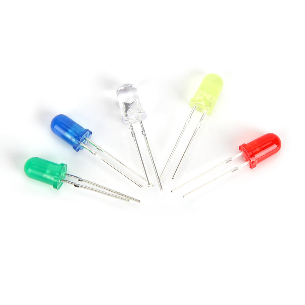 500 Led Diodes 5Mm Multicolour Kit 7444352302611