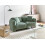 Beliani Sofa 3 Seater EKENES Fabric Light Green 2