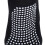 Yoga Socks Black Combed Cotton Half Toe 1