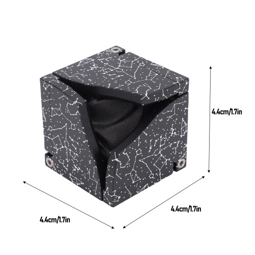 Kinetic Ring Box Aluminium Alloy Magnetic Fold