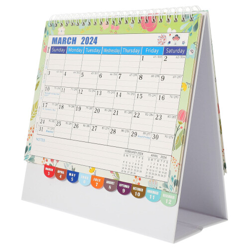 1Calendrier Noteur De En Multi Couleur Usage Maison