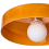 Beliani Ceiling Lamp LUGUSE Glass Orange 5